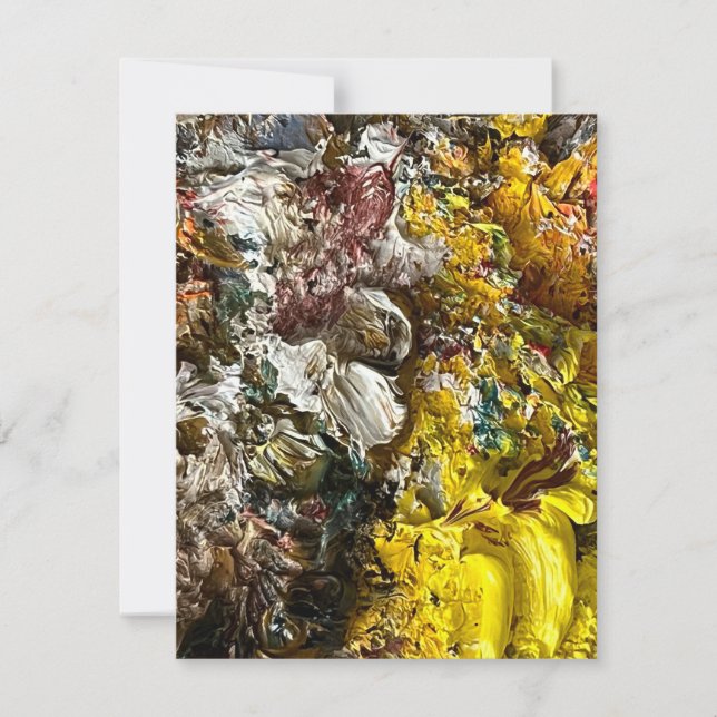 Artist's palette #1 invitation (Front)