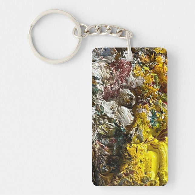Artist's palette #1 key ring (Front)