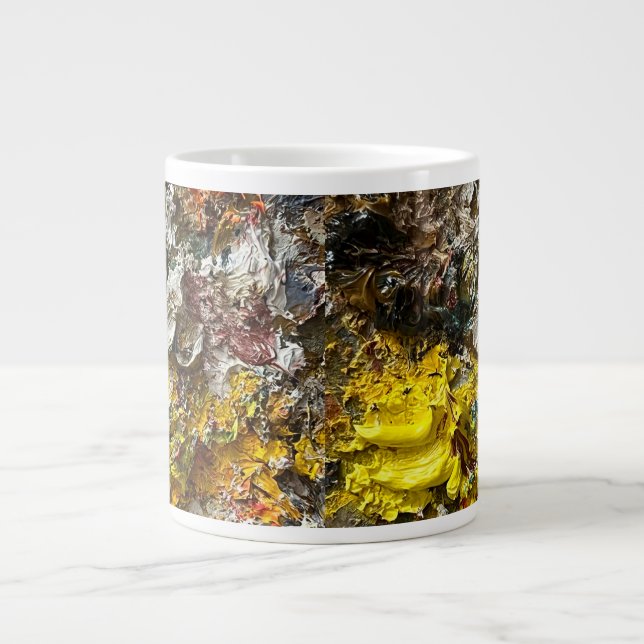 Artist's palette #1 large coffee mug (Front)
