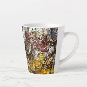 Artist's palette #1 latte mug