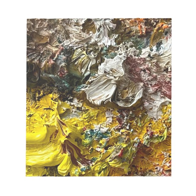Artist's palette #1 notepad (Front)