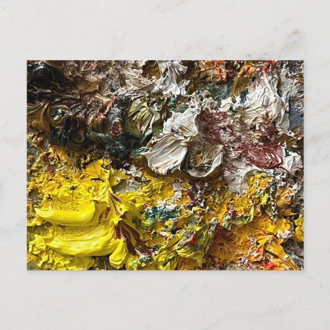 Artist's palette #1 postcard (Front)