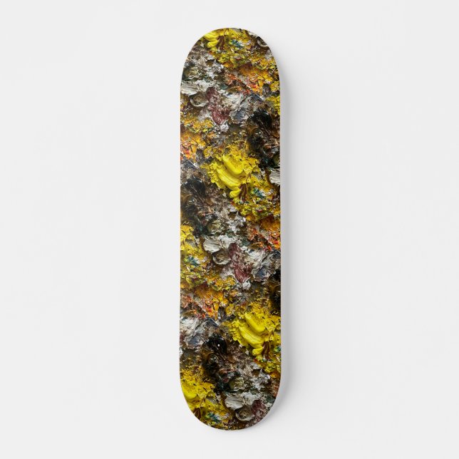 Artist's palette #1 skateboard (Front)
