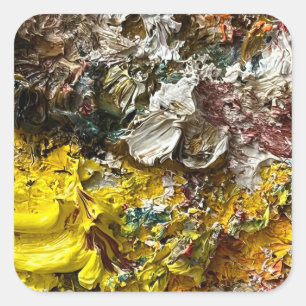 Artist's palette #1 square sticker