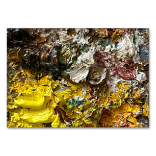 Artist's palette #1 table number