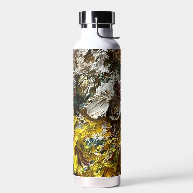 Artist's palette #1 water bottle (Left)