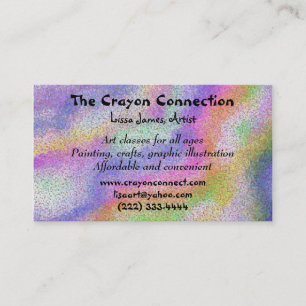 Artist's Palette Business Card