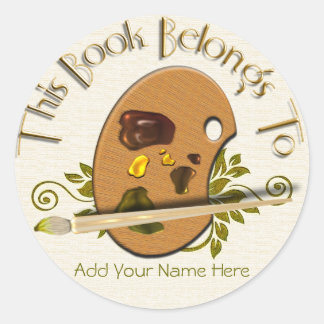 Artists Palette Classic Round Sticker