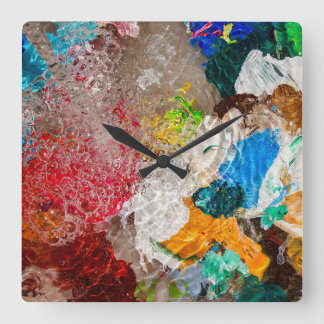 Artist's Palette wall clock
