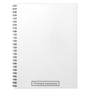 Artist's Personalised Blank Slate Notebook
