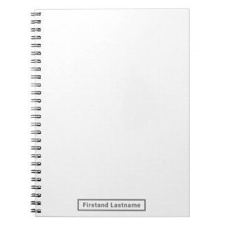 Artist's Personalised Blank Slate Notebook