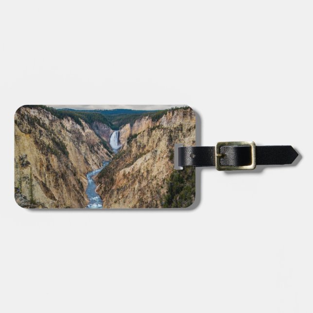 Artist's Point Yellowstone Luggage Tag (Front Horizontal)