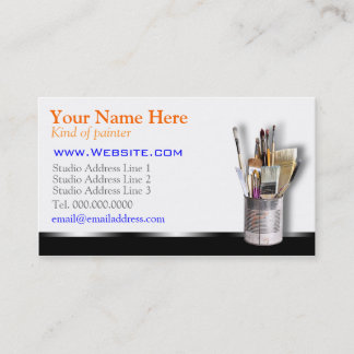 Artist's Profile Card Business Cards