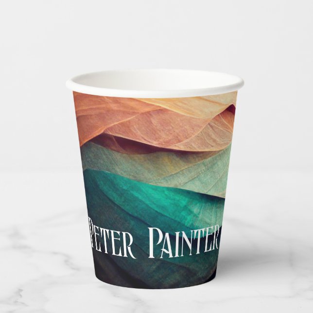 ARTISTS RECEPTION BRANDING  PAPER CUPS (Front)