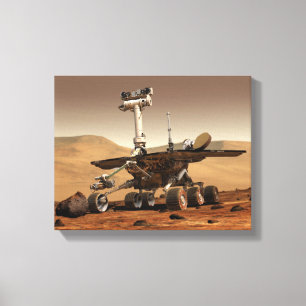 Artist's Rendition of Mars Rover Canvas Print