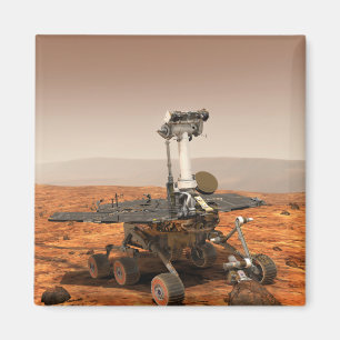 Artists rendition of Mars Rover Magnet
