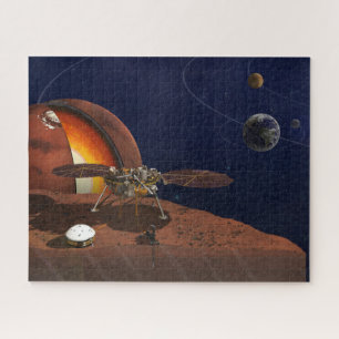 Artist's Rendition Of The Insight Lander. Jigsaw Puzzle