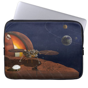Artist's Rendition Of The Insight Lander. Laptop Sleeve