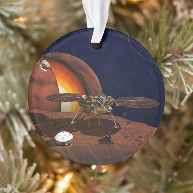 Artist's Rendition Of The Insight Lander. Ornament (Tree)
