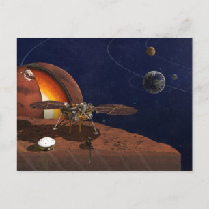 Artist's Rendition Of The Insight Lander. Postcard