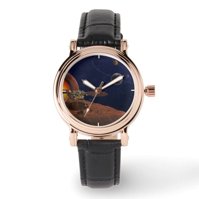 Artist's Rendition Of The Insight Lander. Watch (Front)