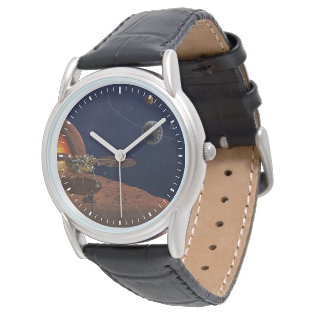 Artist's Rendition Of The Insight Lander. Watch (Angled)