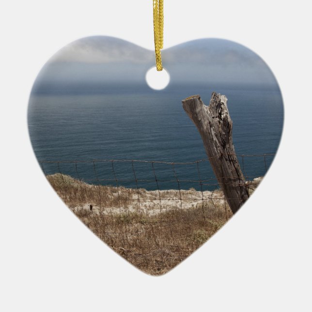 Artist's Retreat Ceramic Tree Decoration (Front)