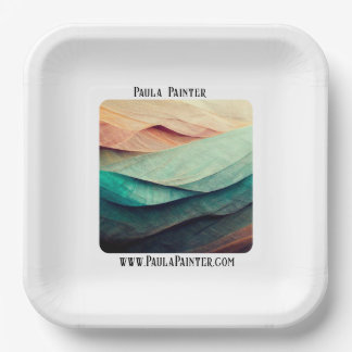 Artists Show Reception Marketing  Paper Plate