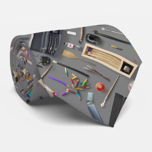 Artist's supplies tie