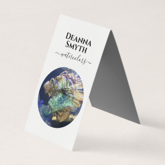 ARTISTS UNIQUE  Tent Fold Folded Business Card