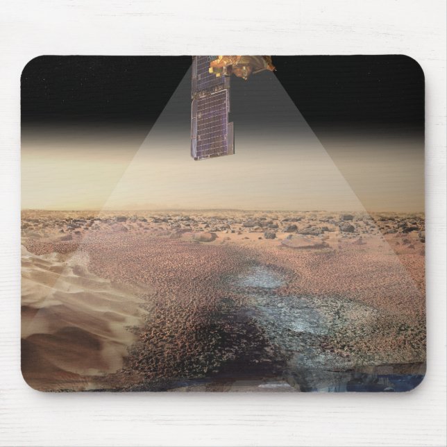 Artist's View of Odyssey Detecting Ice Mouse Mat (Front)