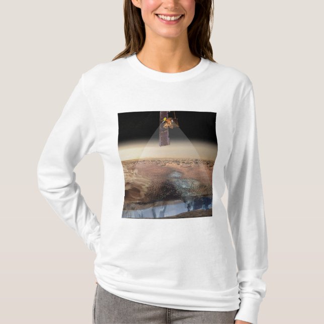 Artist's View of Odyssey Detecting Ice T-Shirt (Front)