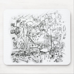 Artist's Work Bench Gene Young Mouse Mat