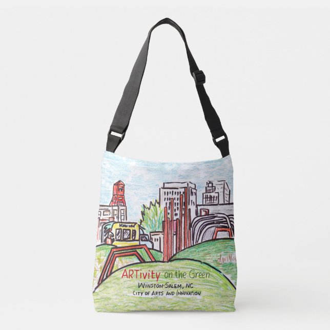 ARTivity on the Green All-Over Print Tote Bag (Front)