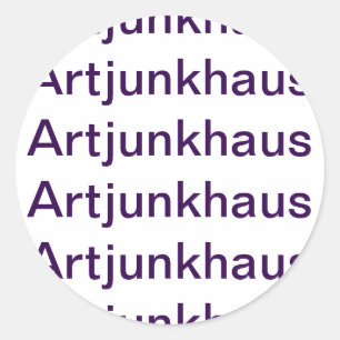 Artjunkhaus Splash-Art Jeff Hankamer Artjunkhaus Classic Round Sticker