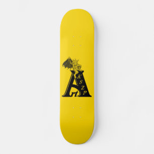 ArtKSZP Logo mit Kleine Golem Skateboard