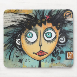 ArtLady 21 Charming and distressed Mouse Mat