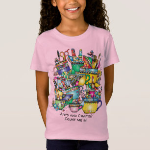 Arts and Crafts Count Me In! Colourful Fun Kids T-Shirt