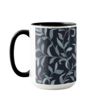 Arts and Crafts Inspired Blue Leaf Vine