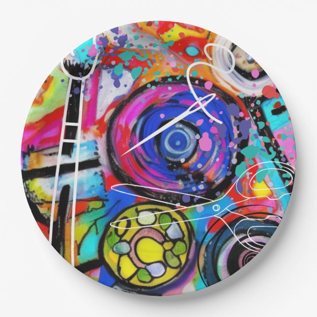 Arts and Crafts Paper Plate (Front)