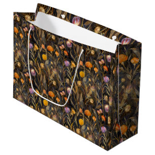 Arts and crafts Scottish thistle and wild flowers Large Gift Bag