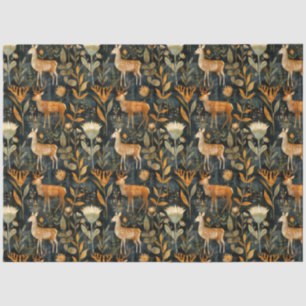 Arts and crafts Scottish thistles and stags Tissue Paper