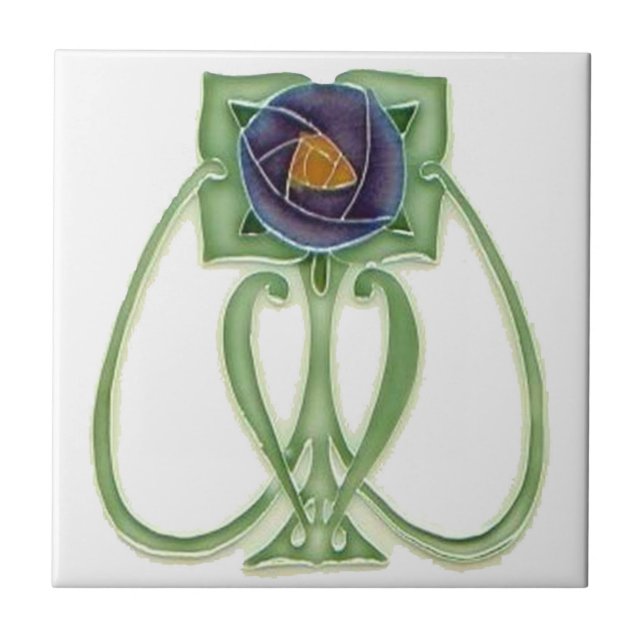 Arts and Crafts Style Tile (Front)