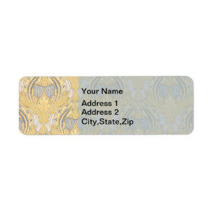 Arts and Crafts Walter Crane Blue White Tulips