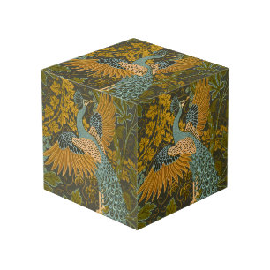 Arts and Crafts Walter Crane Peacock Pattern Cube