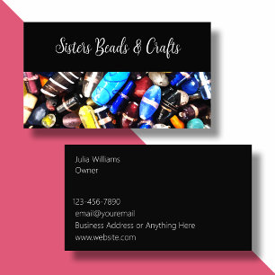 Arts Beads And Crafts Business Cards