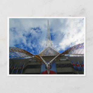 arts centre clouds postcard