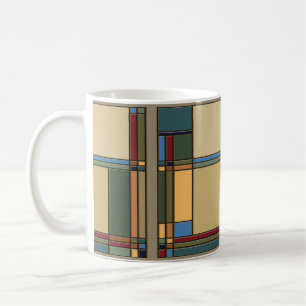 Arts & Crafts Bold Geometric Pattern Coffee Mug