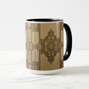 Arts & Crafts Craftsman and Mission Style floral Mug