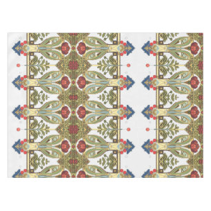 Arts & Crafts Craftsman and Mission Style floral Tablecloth
